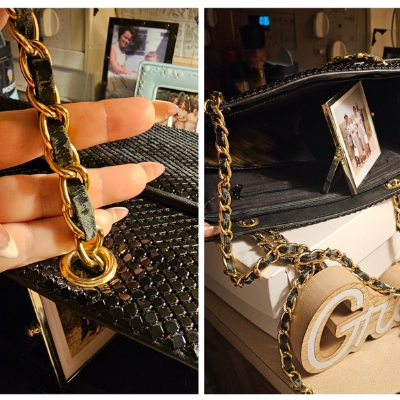 🖤 Whiting & Davis Shoulder Bag & PomPom - Picture 13 of 16